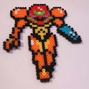 Metroid Samus Perler figure